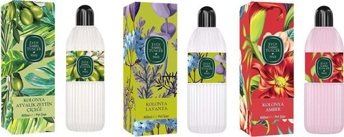Kolonya Ayvalık Zeytin Çiçeği, Lavanta ve Amber Pet Şişe 400 ML