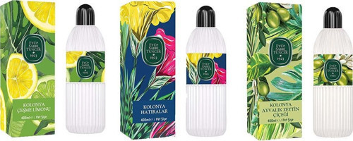 Kolonya Çeşme Limonu, Hatıralar ve Ayvalık Zeytin Çiçeği Pet Şişe 400 ml
