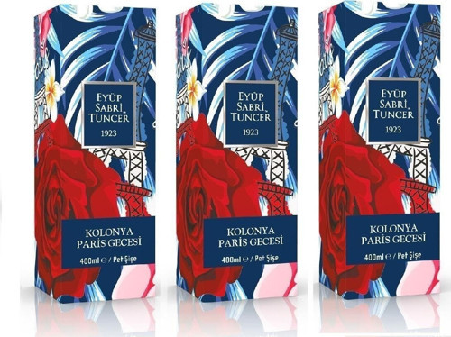 Paris Gecesi Kolonyası Pet Şişe 400 ML x 3