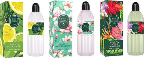 Kolonya Çeşme Limonu, Manolya Çiçeği ve Yağmur Ormanları Pet Şişe 400 ml