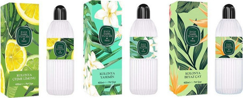 Kolonya Çeşme Limonu, Yasemin ve Beyaz Çay Pet Şişe 400 ml