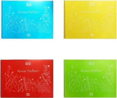 Resim Defteri Eco Plastik Spiralli 23x35 25 Yp 4956