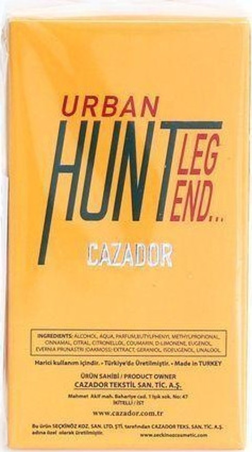 Caz 9566 Hunt Urban Parfum 100Cl Hardal Erkek Parfüm