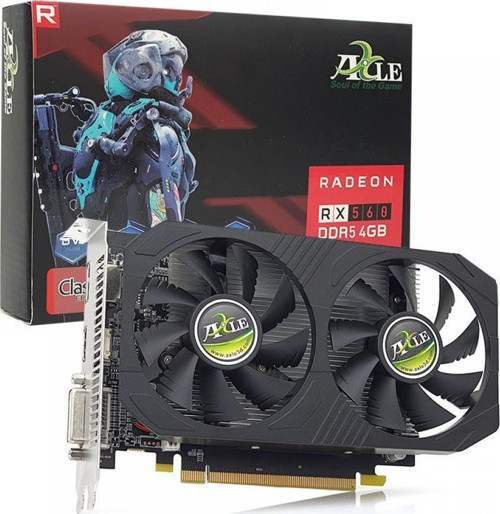 Amd Radeon 128Bit DDR5 4GB AX-RX5604GD5P8DIPD RX560 Dual Fan Ekran Kartı