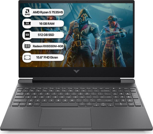 Victus 15-fb2028nt Amd R5 7535hs 24 GB 1 TBSSD Rx6550m-4gb Win 11 Pro 15.6" FHD A44MJEAAR63
