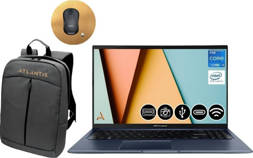 Vivobook 15 X1502ZA-EJ2135 ATL44 i5 1235U 8GB 1TB SSD Win11 Pro 15.6" Dizüstü Taşınabilir Bilgisayar+Mouse&Çanta