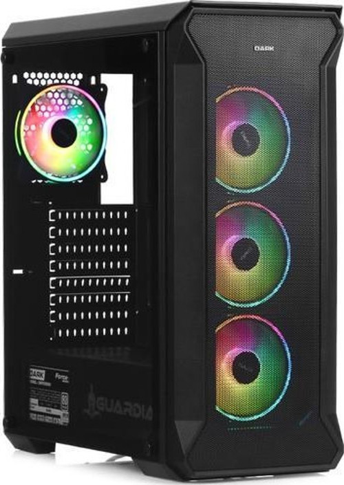 GUARDIAN PRO 4x12cm Adreslenebilir RGB Fan USB3.0 T-Glass ATX Oyuncu Kasası