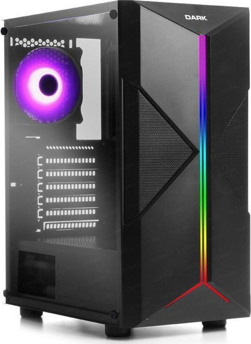 X-FORCE 500W 80+, 3x Fan, ARGB LED Şeritli USB3.0 Full Akrilik Kasa