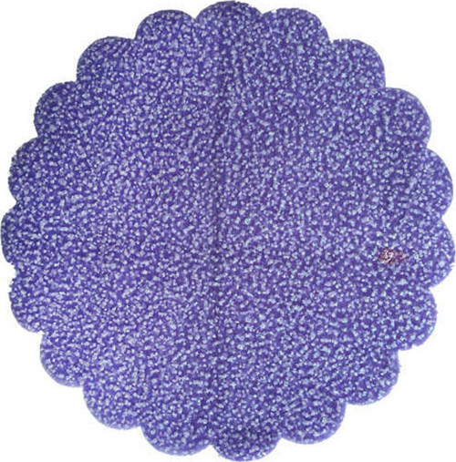 Karlı Organze Hazır Kesilmiş Tül 24 Cm (100 Adet) Lila