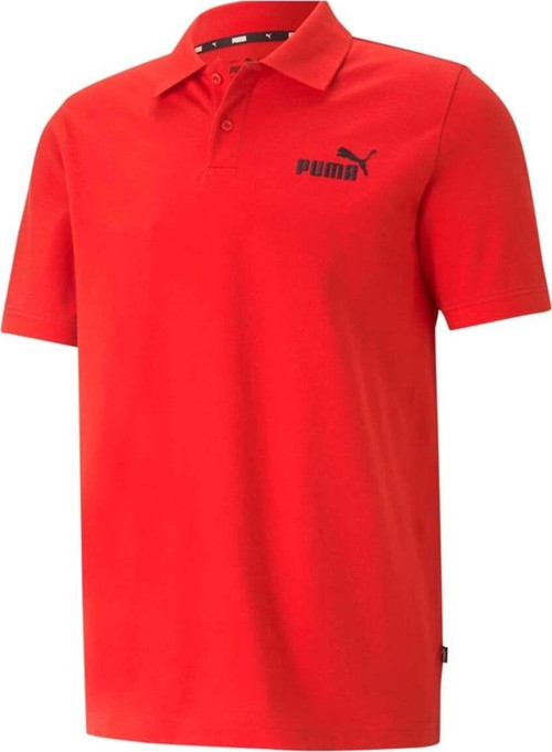 586674 Ess Pique Polo Yaka Tişort Erkek T-Shirt Kırmızı