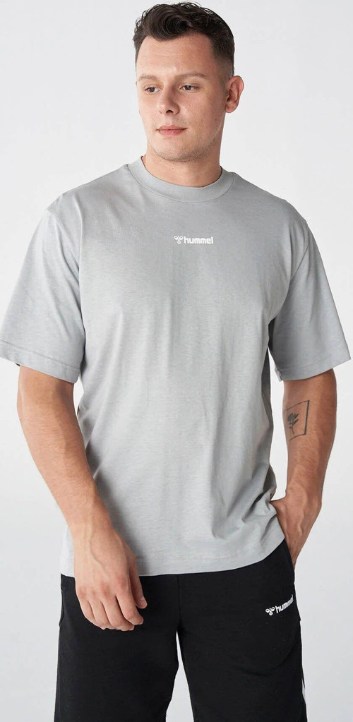 Erkek T-Shirt Gri 911856-2521 Hmlsean Oversıze T-Shırt
