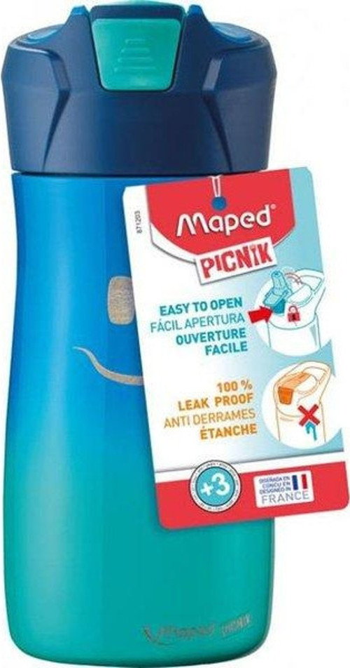 430 ml Çelik Matara Gülen Mavi