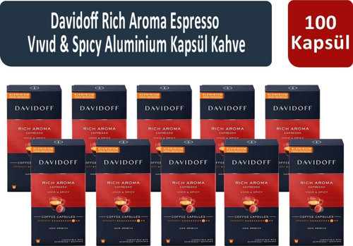 Davidoff Rich Aroma Espresso Vıvıd & Spıcy Kapsül Kahve x 10 Adet