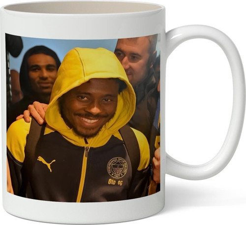 Bright Osayi-Samuel Temalı Beyaz Kupa Bardak Arkadaşa Sevgiliye Hediye