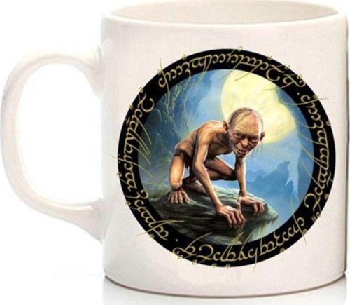 The L Of T R - Gollum Temalı Beyaz Kupa Bardak