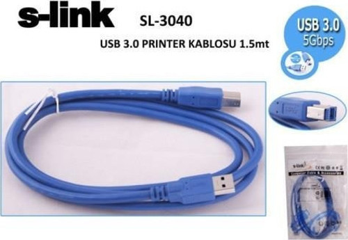 SL-3040 1.5mt Usb 3.0 Yazıcı Kablosu