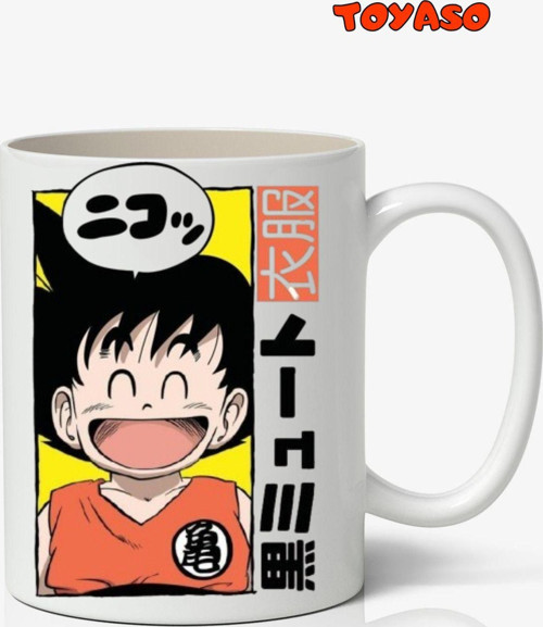 Son Goku | Dragon Ball Anime Temalı Beyaz Kupa Bardak Sevgiliye Arkadaşa Hediye