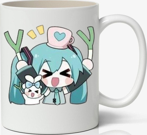 Hatsune Miku One Piece Anime Naruto Death Note Hellsing Temalı Kupa Bardak Arkadaşa Sevgiliye Hediye