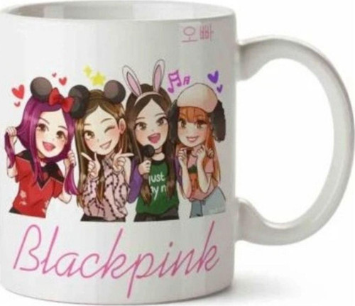 Kişiye Özel Blackpink Black Pink Anime Porselen Kupa Bardak