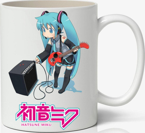 Hatsune Miku One Piece Anime Naruto Death Note Hellsing Temalı Kupa Bardak Arkadaşa Sevgiliye Hediye