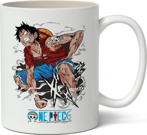 One Piece Anime Temalı Kupa Bardak - Sevgiliye Arkadaşa Hediye