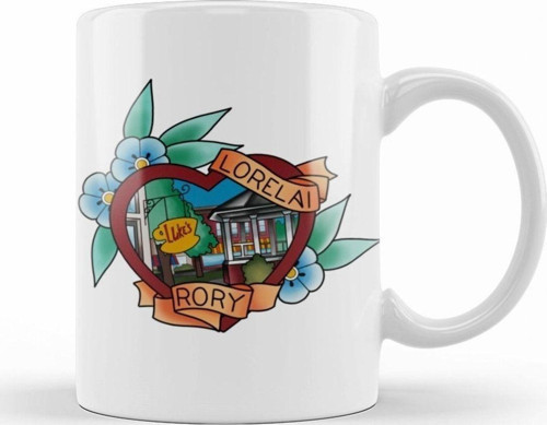 Gilmore Girls Lorelei Rory Temalı Beyaz Kupa Bardak Porselen