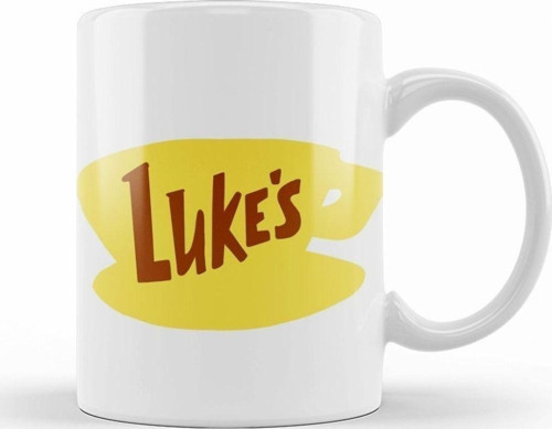 Gilmore Girls Lukes Temalı Beyaz Kupa Bardak Porselen