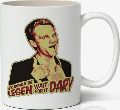 How I Met Your Mother Hımmy Barney Stinson Baskılı Beyaz Kupa Bardak