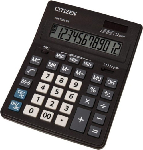 Citizen Cdb-1201Bk Büyük Hesap Makinesı Cdb-1201Bk Büyük Hesap Makinesı