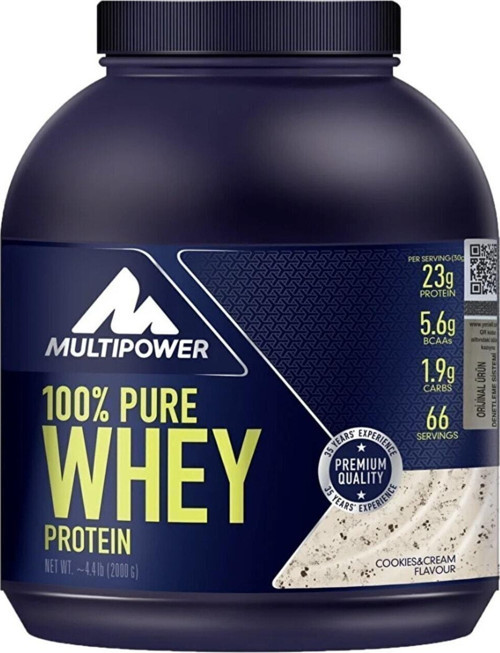 Multipower %100 Pure Whey Protein 2000 Gr - Cookies Cream 2