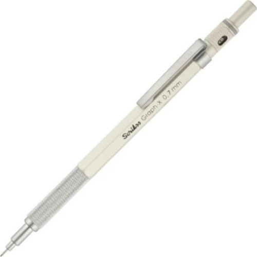 Graph-X Metal Versatil Kalem 0.7 Beyaz
