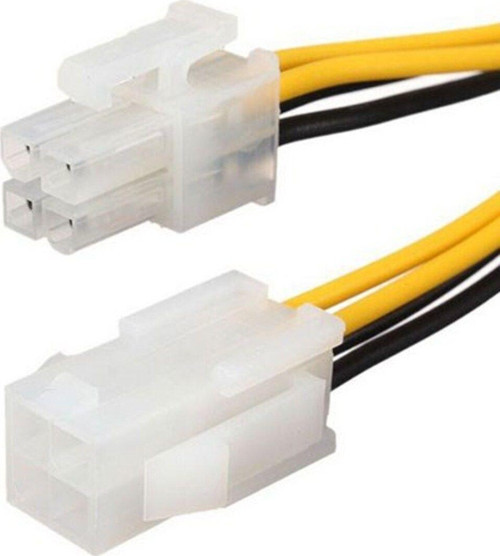 4 Pinli Atx 12V P4 Erkek/Dişi Cpu Güç Kaynağı Uzatma Kablosu