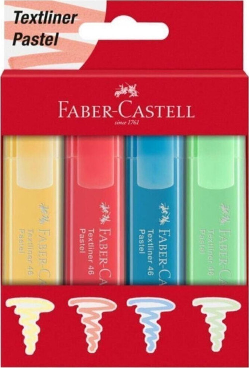 4 Renk Set Pastel Fosforlu Kalem