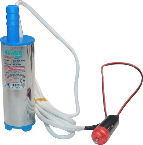 Rich 24 Volt Krom Dalgıç Tipi Sıvı Aktarma Pompası(Çakmaklık)