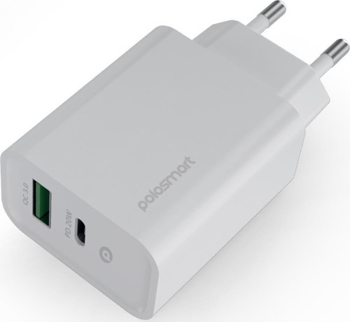 PBS117 Ouick Şarj 3.0 PD Çıkış 20W Adaptör Duvar Şarjı Beyaz