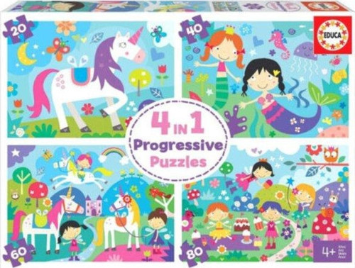 Fantasy Arkadaşlar Puzzle 4 In 1