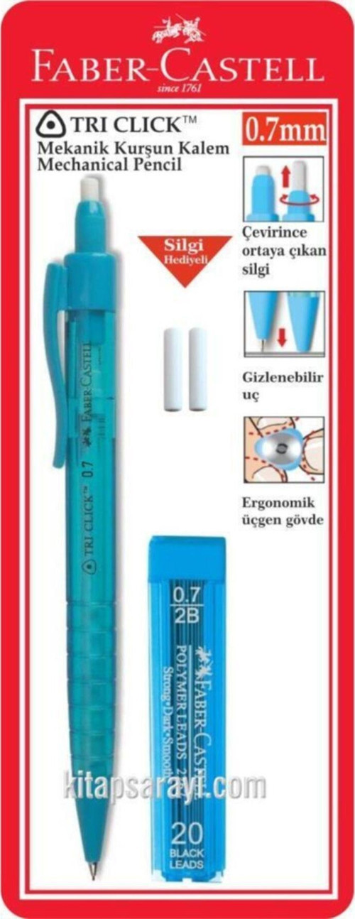 0.7 Mm Tri Click Versatil Kalem Seti Mavi