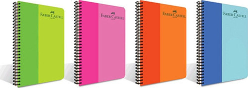 A4 Spiralli Defter Bicolor Plastik Kapak Çizgisiz 200 Yaprak Asorti 5075000144