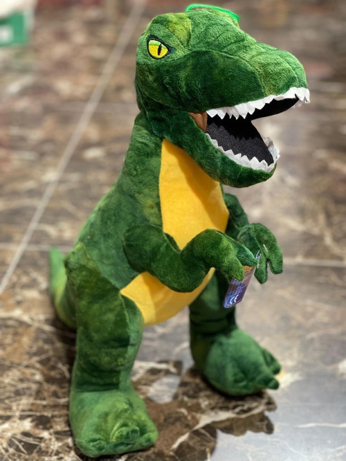 Newayer T-rex Halley Ayakta Dinazor Peluş Uyku Arkadaşı Yastık Çocuk Oyuncak 60 Cm