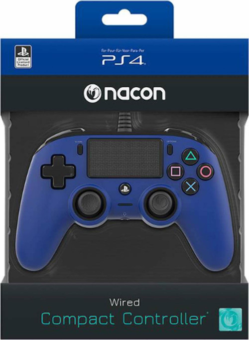 Ps4 Wired Compact Controller Mavi
