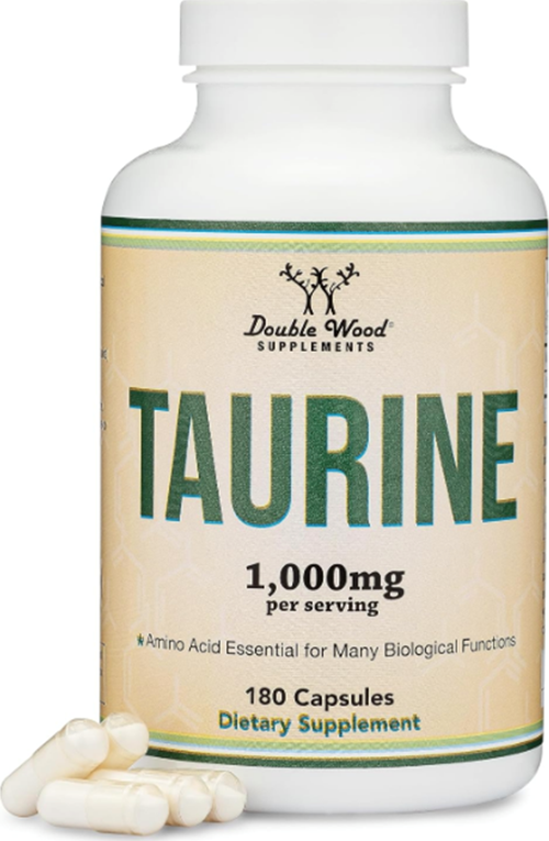 Taurine 1000mg Per Serving, 180 Capsul.From the American Distributor Company