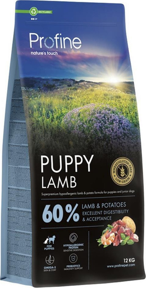 12kg Gluten Free Puppy Lamb Glutensiz Kuzu Etli Yavru Köpek Maması