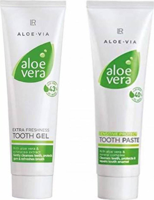 Aloe Vera Gel Diş Macunu 100 Ml + Aloe Vera Hassas Diş Macunu 100 Ml