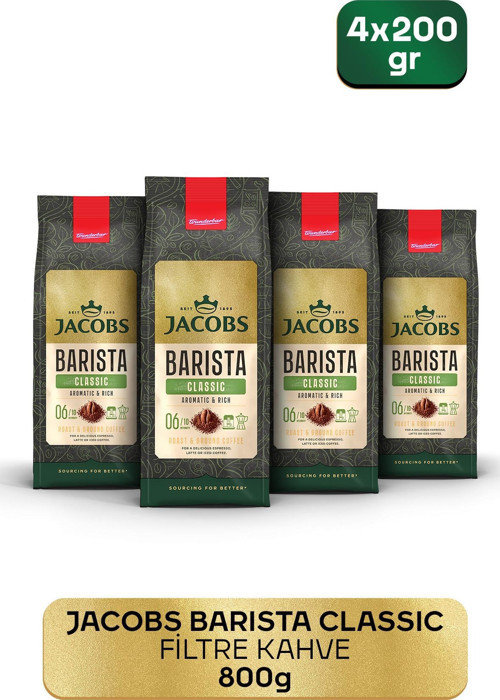 - Filtre Kahve - Barista Serisi - Yavaş Kavrum - Aromatik ve Zengin - 200g
