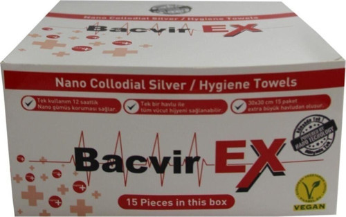 Nano Hijyen Havlusu, Dezenfektan Islak Havlu 1 Kutu 15 Paket