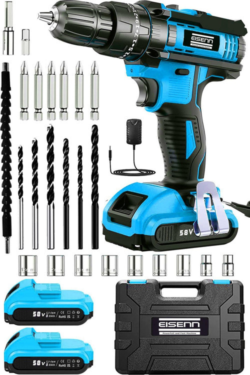 Germany Technology Blue Drive 328 Wf 20 Ah X-Torq 2 Akülü Metal Şanzuman Şarjlı Matkap Set