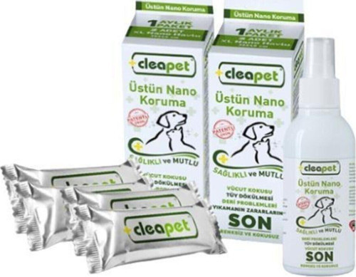 Köpek Büyük Sağlık Paket 2 Kutu Havlu+1Adet Nano Sprey 150 Ml