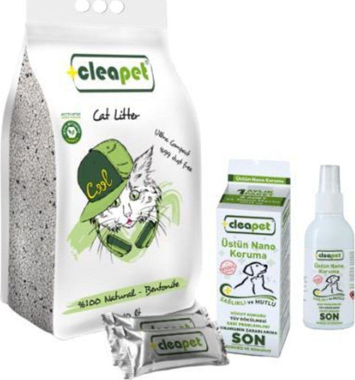 Kedi Kumu 10Lt Aktifkarbon+1Nano Havlu+1 Nano Sprey 150Ml