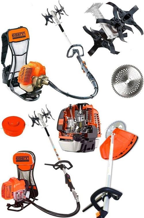 Alman Strong Orange 20 Hp Sırt Tipi Benzinli Çalı Çim Biçme Tırpanı Akrobat Çapa Aparatı