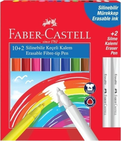 Keçeli Boya Kalemi Silinebilir 12 Renk 5062000004